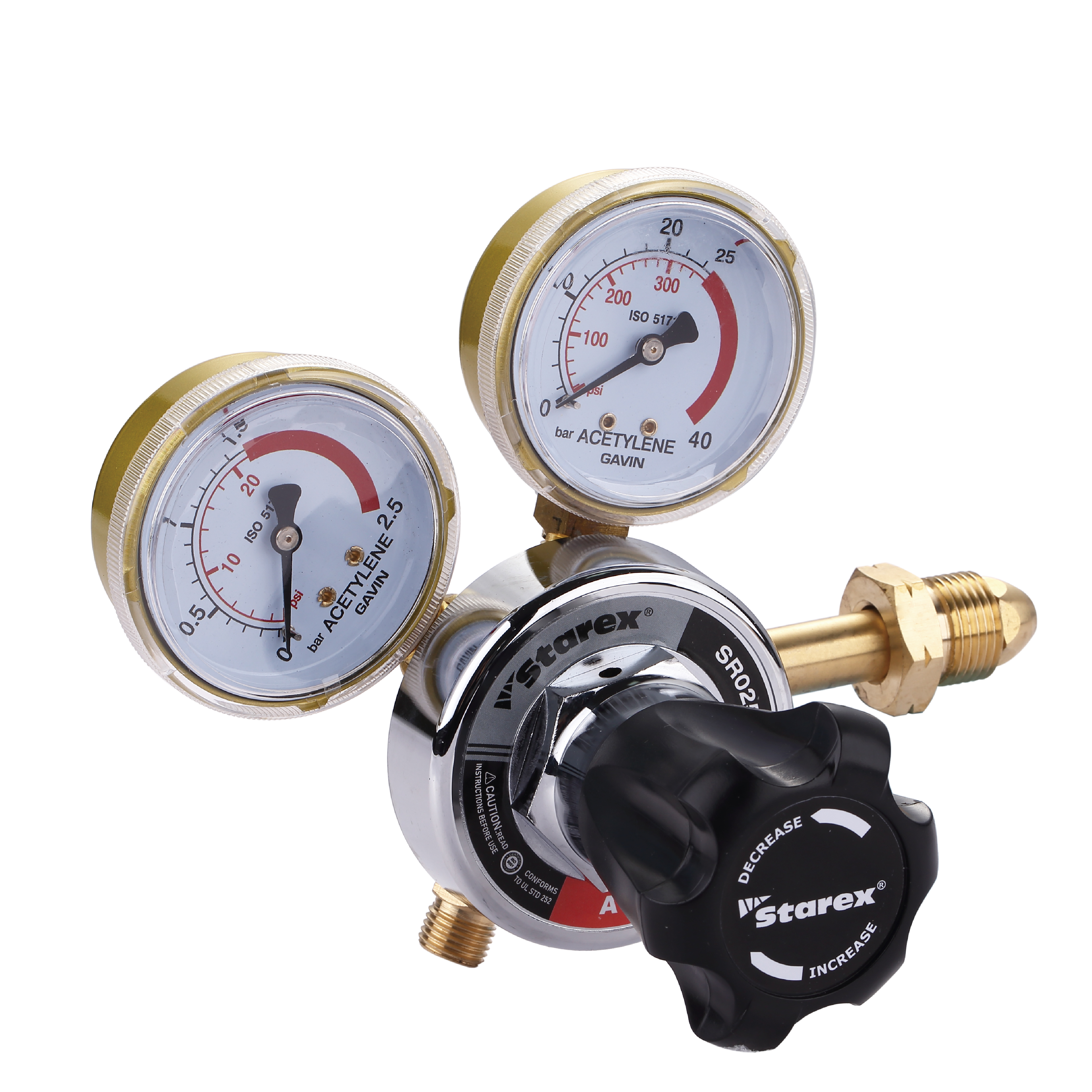 Medium Duty Harris 25GX-serie regelaar, zuurstofacetyleen en argon