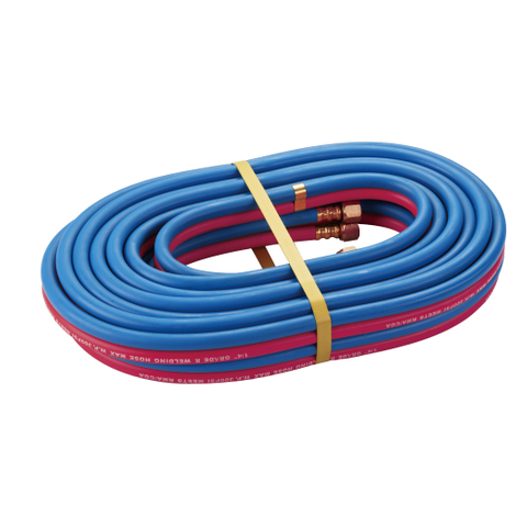 Gemonteerde dubbele gasslang Zuurstof / Acetyleen / LPG