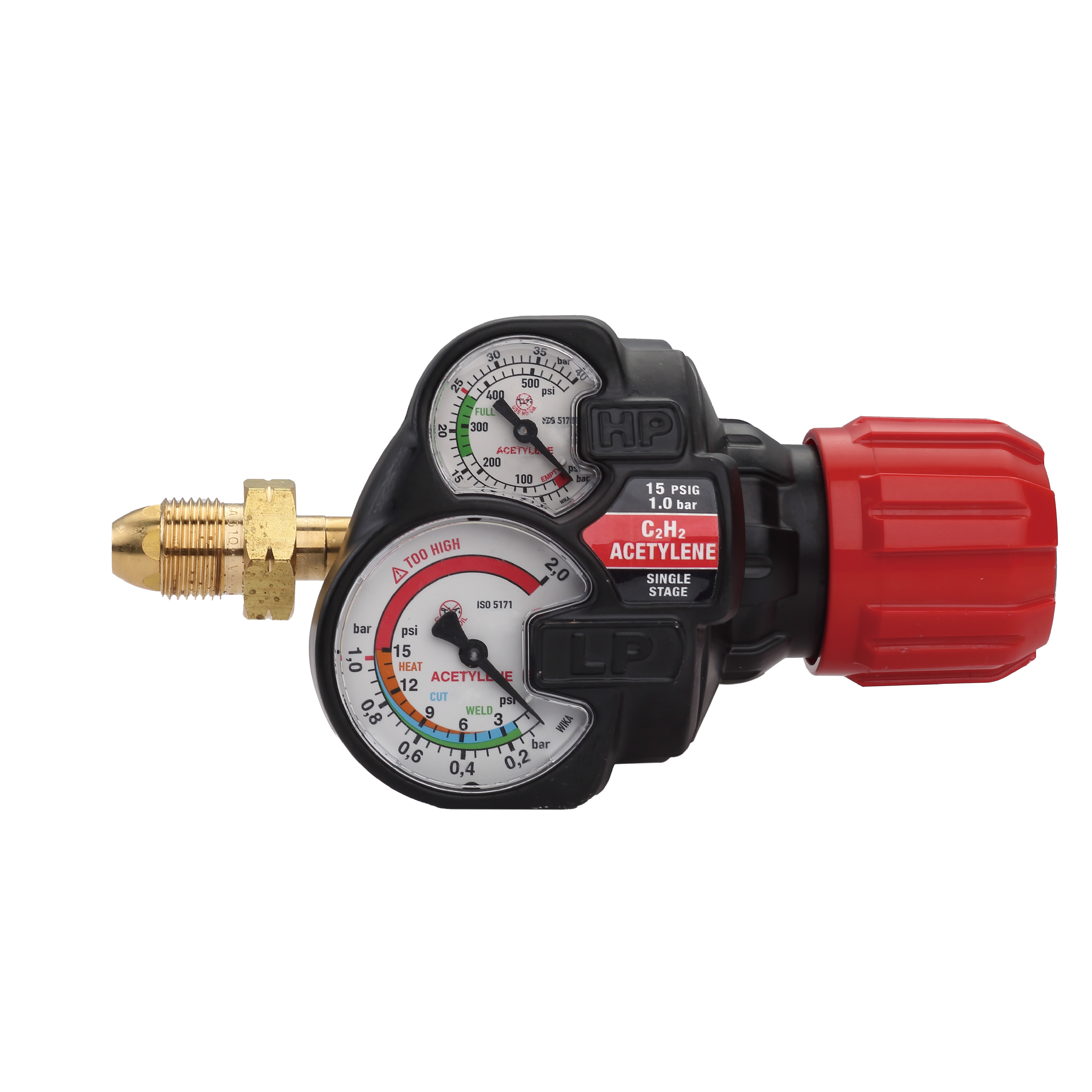 Heavy Duty EDGE 2.0 ESS42-serie regelaar voor zuurstof en acetyleen