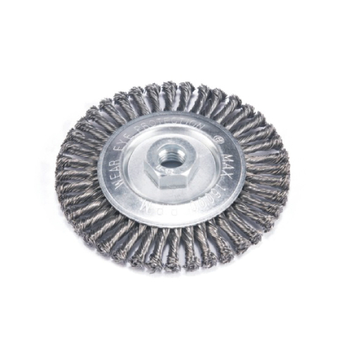 Draadborstels met gedraaide knoop en draad