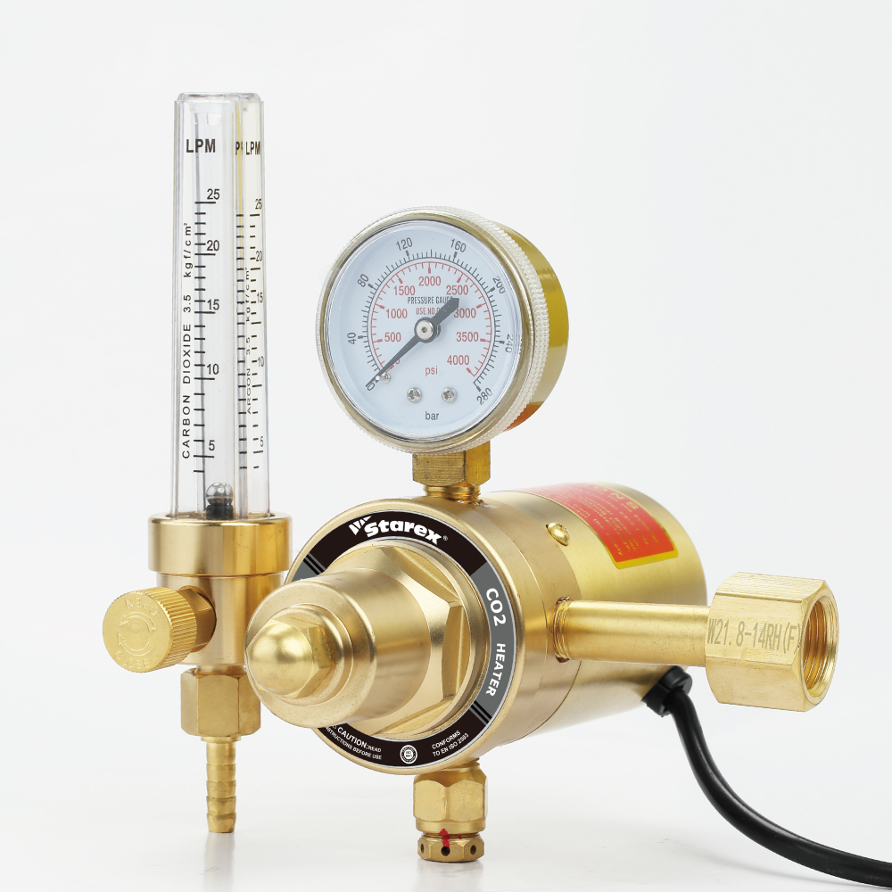 Hoge kwaliteit messing CO2-verwarmingsregelaar debietmeter