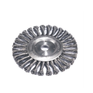 Draadborstels met gedraaide knoop en gat